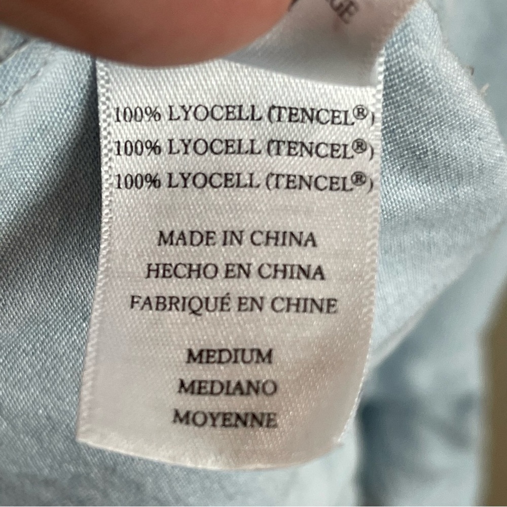Rails Lily Chambray Romper M Nwot - image 7